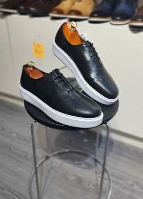 Sneakers Habillées en Cuir – Confort Premium & Style Moderne pour Homme