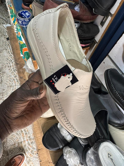 Mocassins Blancs Confort Premium – Élégance &amp; Légèreté