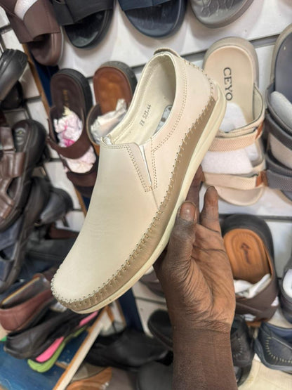 Mocassins Blancs Confort Premium – Élégance &amp; Légèreté