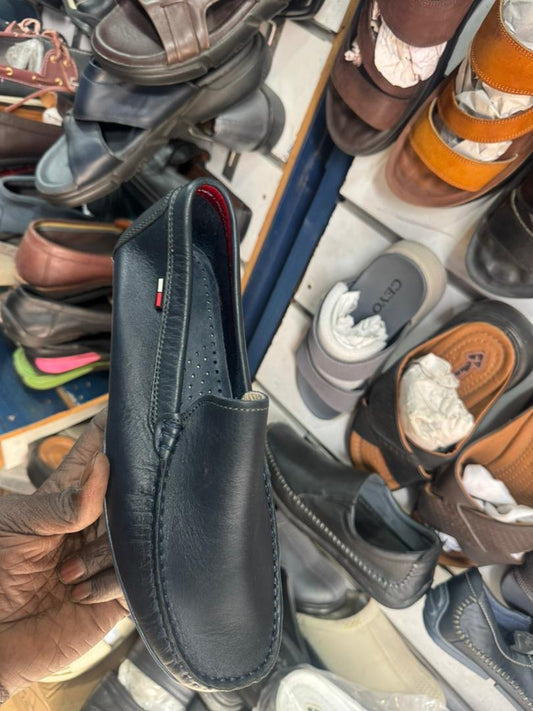 Mocassin Polo Noir Classique