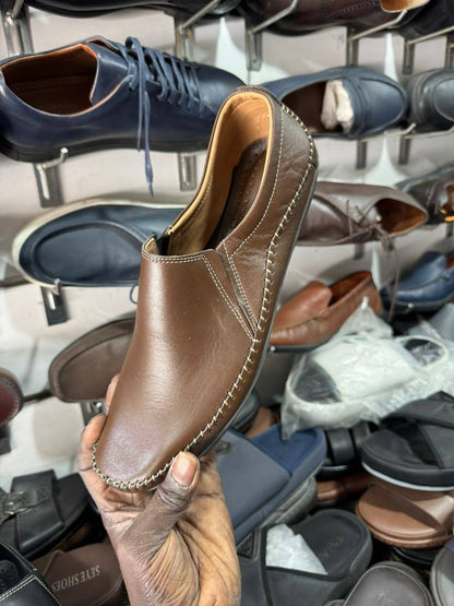Mocassins Blancs Confort Premium – Élégance &amp; Légèreté