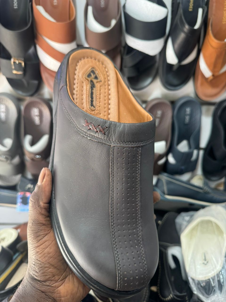 Mocassins en Cuir Noir