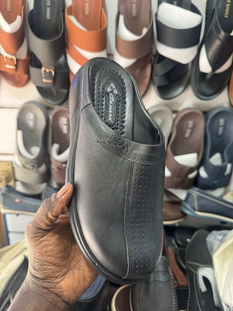 Mocassins en Cuir Noir